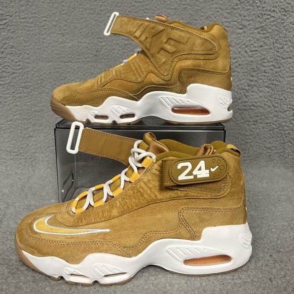 Nike Griffey Air Max Sneakers Men's Sz‎ 8 Wheat Pollen White Shoes DO6684 700